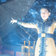 Alina lights up the night.